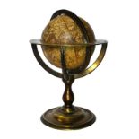 An 18th century 2¾ inch pocket globe on stand attributed to George Adams Jnr.
