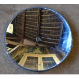 A World War 1 parabolic mirror (reputedly from a searchlight), G A Parsons & Co Ltd, 1916,