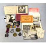 Three to 24424 Harold Woodhams R. E. comprising 1914/18 British War medal, Victory medal, L.S.G.C.