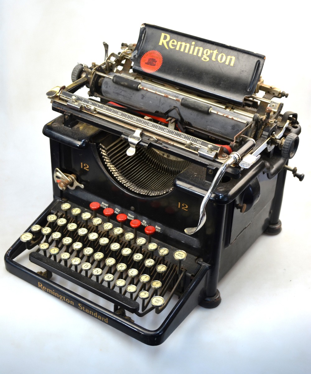 A Remington Standard No 12 typewriter