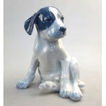 Royal Copenhagen model of a pointer puppy,