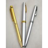 A Sheaffer 630 fountain pen, the brushed