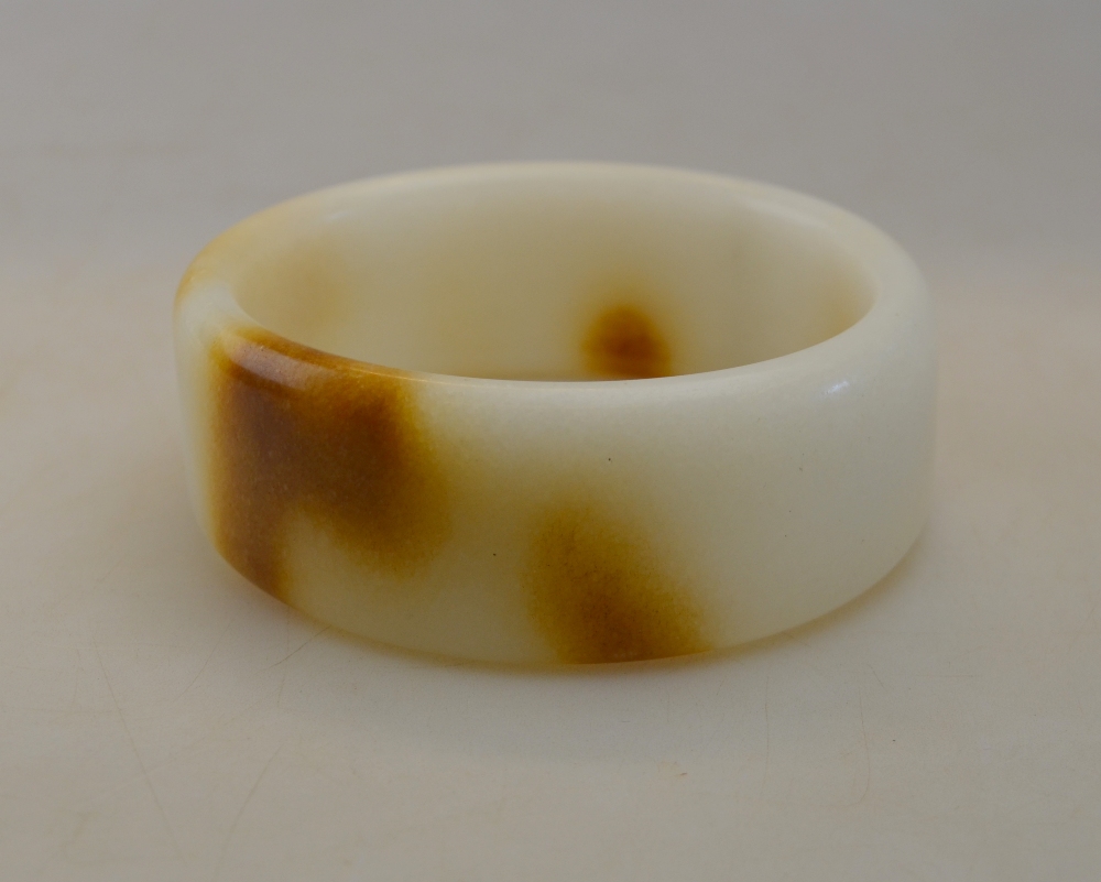 A large stone bangle