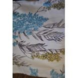 Two pairs of lined and inter-lined contemporary curtains,