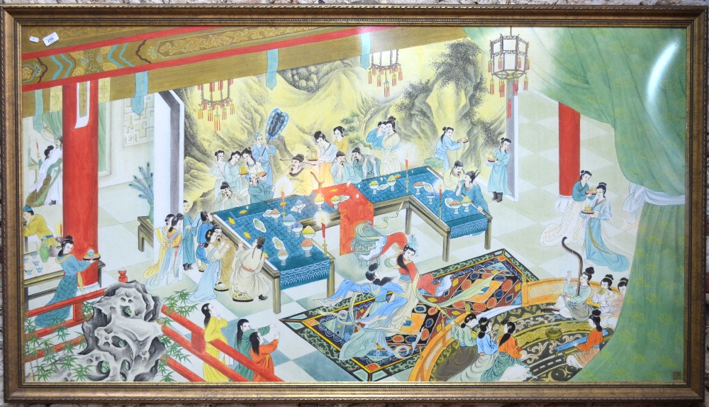 A large Chinese picture of an Imperial,