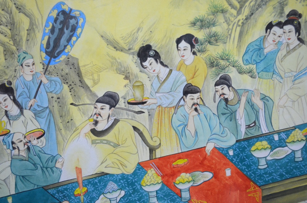 A large Chinese picture of an Imperial, - Image 2 of 5