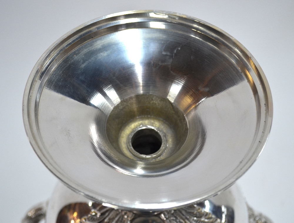A large electroplated urn-shaped champag - Image 2 of 5