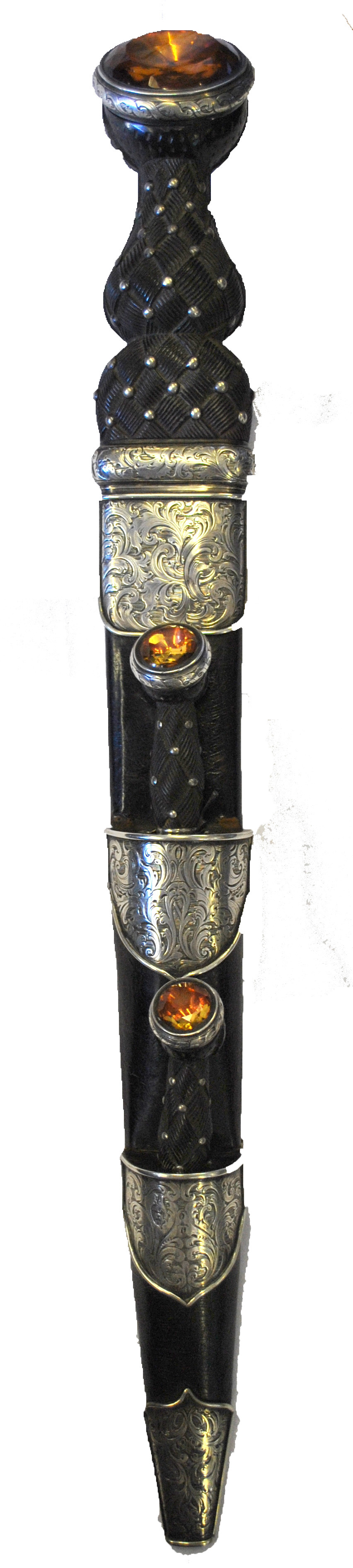 A Georgian Scottish Dirk with foliate-en - Image 2 of 11