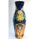A large Moorcroft vase decorated in the 'Cathedral' pattern, limited edition 52/100,