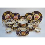 19th century Ridgway part tea service, Old English shape,