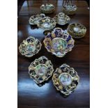 A fine highly gilded Ridgway dessert service, possibly made for the Great Exhibition 1851,