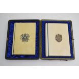 Two Victorian ivory covered aide-memoires with concertina linings (2) Condition Report