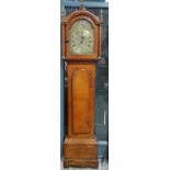 Thomas Wood, London, a late 18th/19th century oak longcase clock,