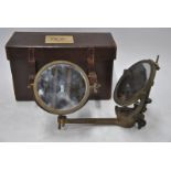 A Foster Instruments Optical pyrometer, in leather case,