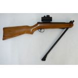 A BSA Meteor 22 air rifle with Nikko Stirling Reflex scope