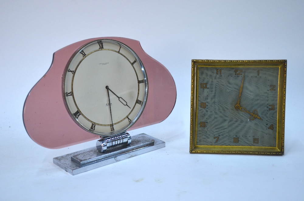 An Art Deco style mantel clock from Fortnum & Mason, - Image 6 of 8