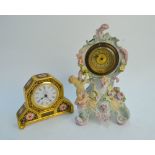Royal Crown Derby Imari decorated 'The Yorkshire Rose Millennium clock', limited edition 104/500,