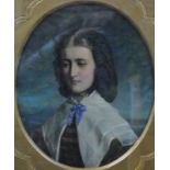J B Burgess (1830-97) - 'The Puritan's Daughter', oil on canvas,