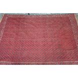 An old Shiraz sumak weave tribal small carpet,