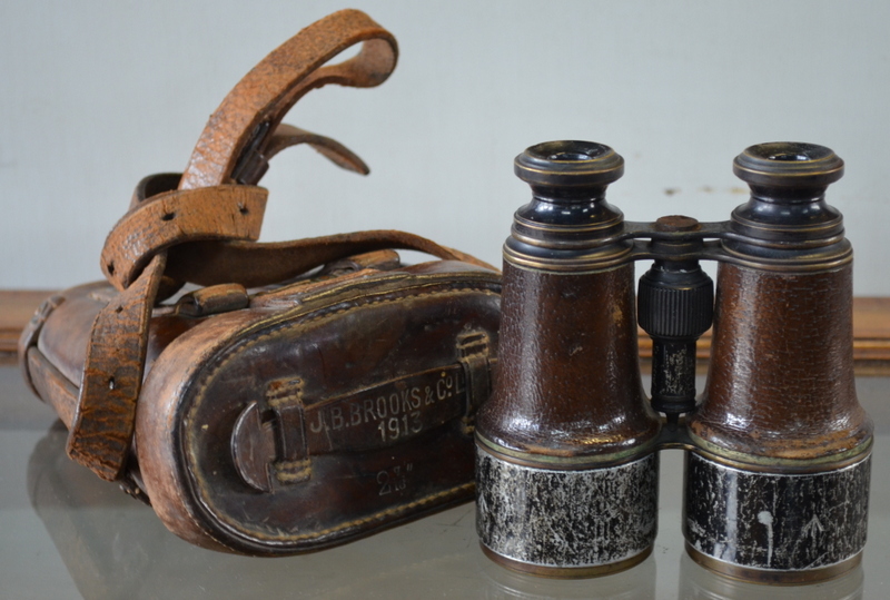 A pair of Edwardian Military issue binoculars by Ross of London, 1903,