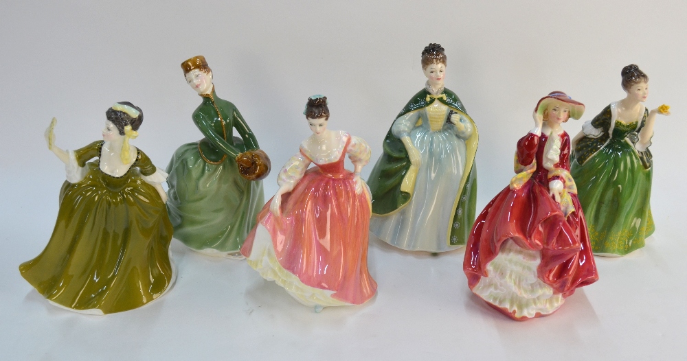 Six Royal Doulton figurines - Fleur HN23