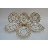 Ridgway part dessert service, c. 1840's,