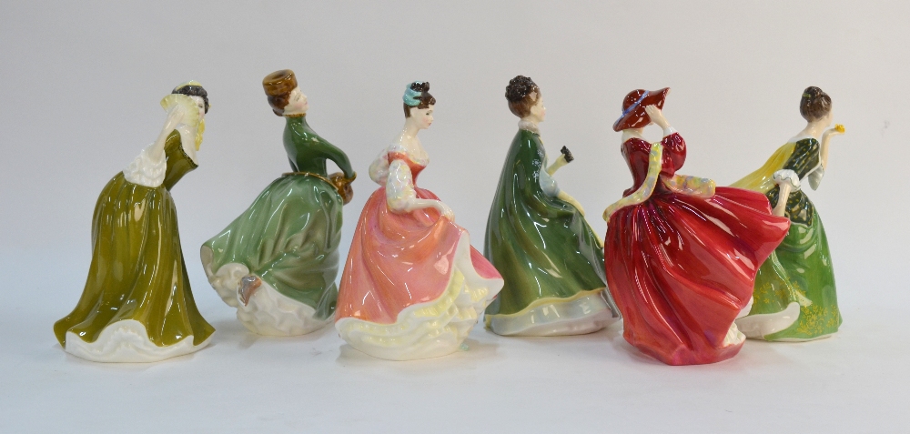 Six Royal Doulton figurines - Fleur HN23 - Image 3 of 5