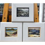 Jane Rose - Three Scottish views - 'Loch Fada, Colonsay', 'Jura from Cable Bay',