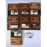 Eight Stuart's Marine Distance Meters patt 498 (7 boxed)