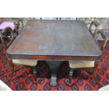 A large good quality Regency mahogany breakfast table,