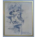 Henry Koehler - Angels - two prints, both inscribed to Michael Seth-Smith,