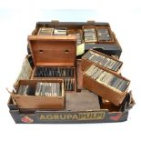 Over 400 magic lantern slides including topography, history,