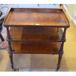 A small Victorian mahogany two tier buffet,