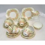 A Shelley part tea Service,