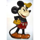 A large vintage papier mache Mickey Mouse,