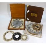 A quantity of compass dials - various sizes and types