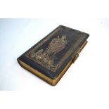 A 19th century Continental leather photograph album,