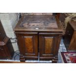 An early Victorian metamorphic patent cabinet desk,