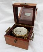 A Hamilton marine Chronometer with quartz movement No.0099, the 7.