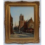 William Raymond Dommersen
Dutch Street Scene
Oil on canvas
Signed
44 x 34cm CONDITION