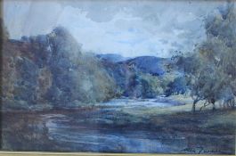 Alexander Fraser
On the Esk
Watercolour
Signed
20 x 31.