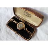 A lady's 9ct yellow gold Rolex wristwatch,