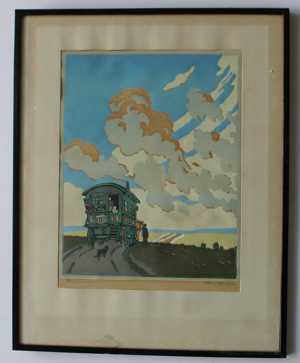 Hall Thorpe
The Caravan
A print
Signed and inscribed in pencil to the margin
33.5 x 26. - Image 2 of 4