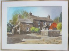 John Cleal
Pembrokeshire farmhouse
Watercolour
Signed and label verso
39 x 58cm