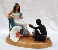 A Royal Doulton figure group Cleopatra, from the Femmes Fatales range, HN2868, No 746/750,
