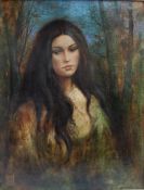Guy Cambrier
Martine
Head and Shoulders portrait of a lady
Oil on canvas
Signed and inscribed