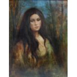 Guy Cambrier
Martine
Head and Shoulders portrait of a lady
Oil on canvas
Signed and inscribed