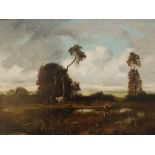 19th century Continental
A landscape scene
Oil on canvas
48 x 64cm