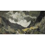 Charles Wyatt Warren
Mountainous Landscape "Llanberis"
Oil on Board
Signed and inscribed verso
18 x