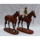 A Connoisseur model by Beswick of Nijinsky winner of the Triple Crown 1970, owned by C.W.